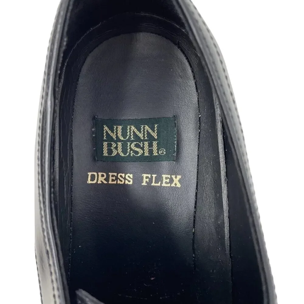 Nunn Bush Dress Flex Black Oxfords Size 9 1/2